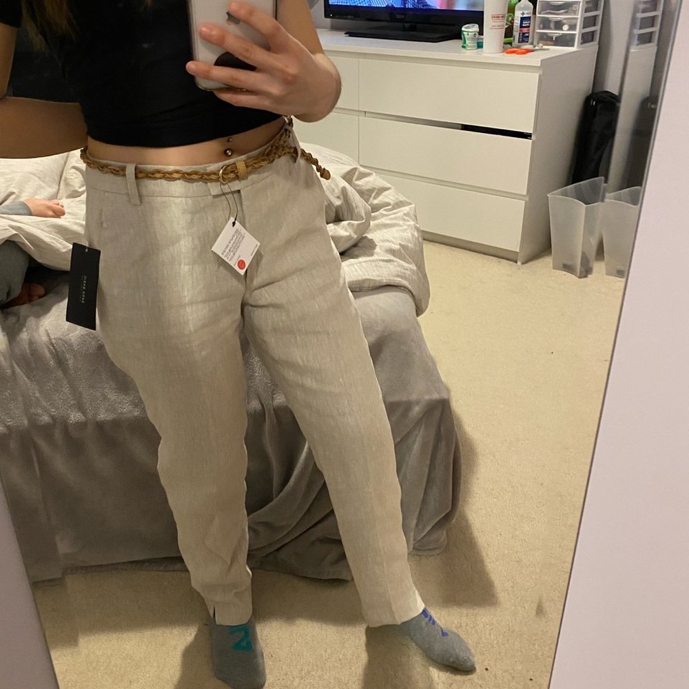 Zara basic Linen pants - Picture 7 of 9